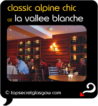 glasgow la vallee blanche classic alpine chic